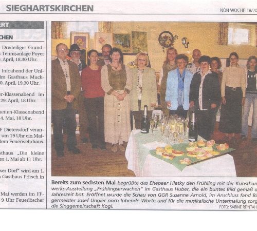 Zeitungsausschnitt aus der NÖN